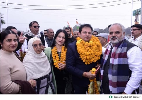 Dronacharya Awardee Sandeep Sangwan was welcomed