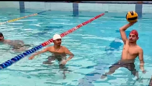 Haryana's water polo teams will also show their prowess in the National Games