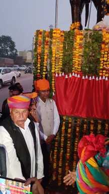 Unveiling of the statue of Maharana Pratap