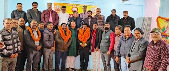 Mukesh became the president of Kayastha Seva Trust