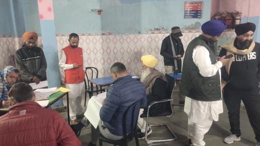 238 people from two districts voted in Charkhi Dadri