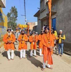 A confluence of faith, enthusiasm and bravery was seen in Nagar Kirtan