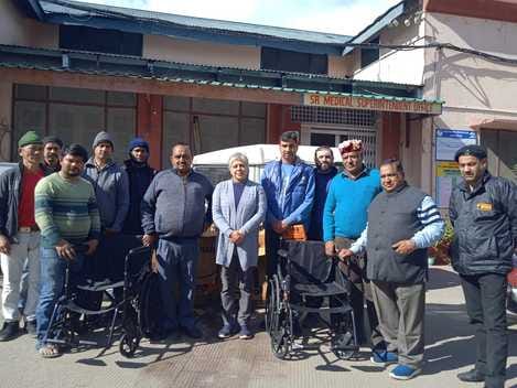 wheel chair to medical college nahan