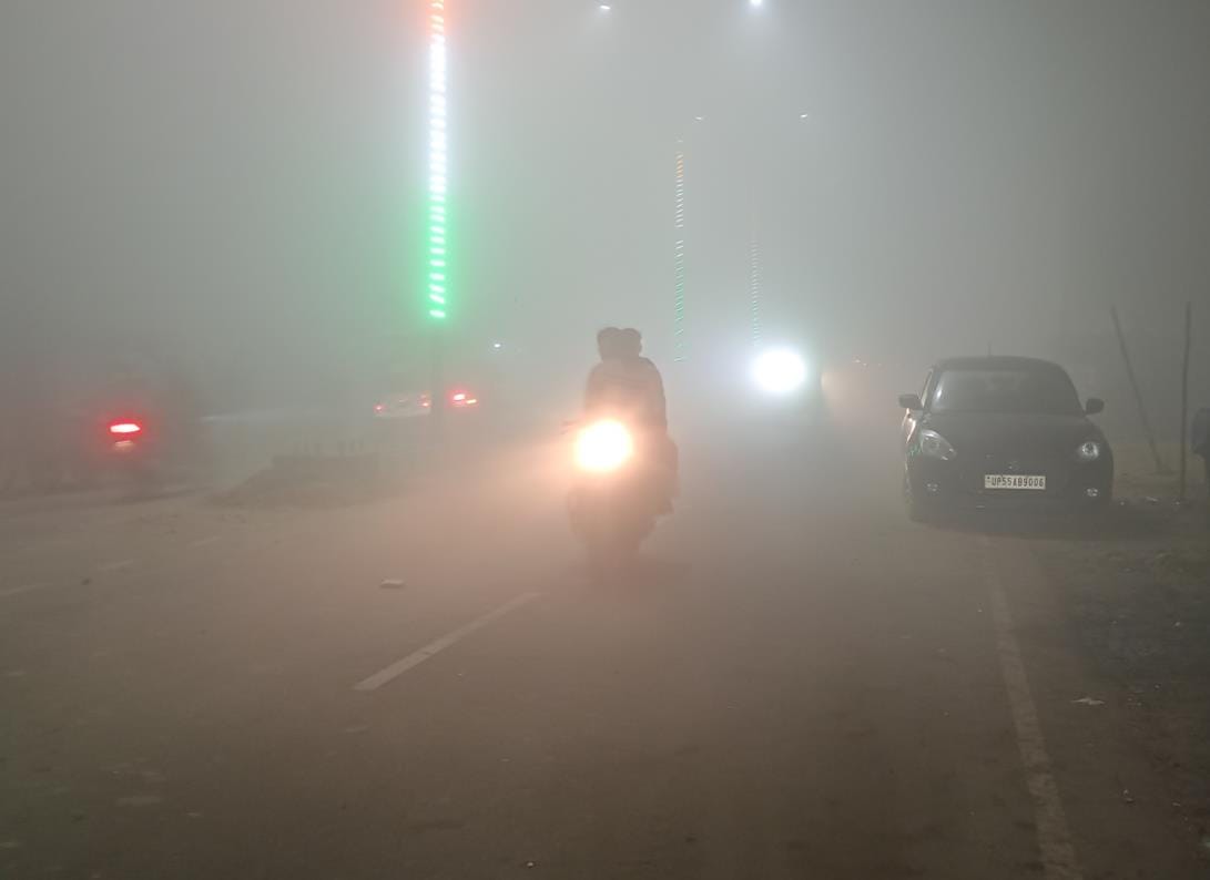 Fog and icy wind increased the chill, schools up to 8th closed today
