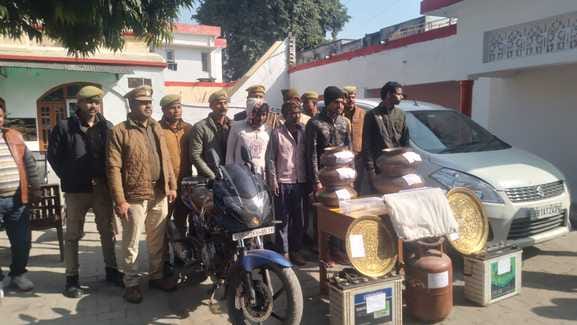 Four thieves of inter-district gang arrested