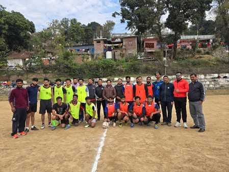 Villager Rockstar Ghumarwin defeated AIIMS Bilaspur by one goal