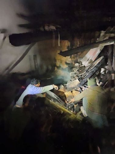Two and a half storey house burnt in Karjan of Manali, loss worth lakhs