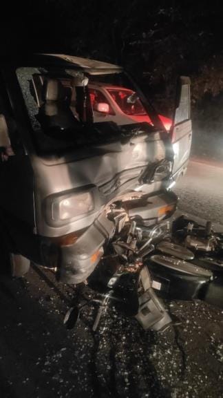 Two Bikers Injured in Road Accident
