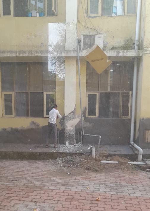 civil hospital repairing start