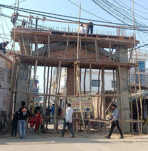 When the water receded, the beautification of Brahmachari Ghat got stuck due to neglect