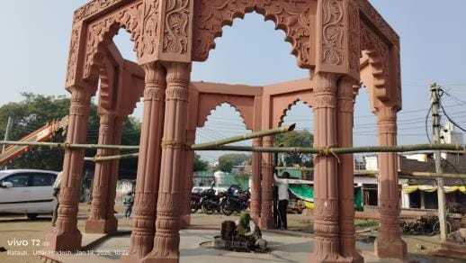 151 feet high Shiva temple being built in Ratauti