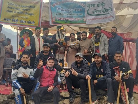 Red Bull Punan won cricket title in Delhi