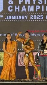Vandana Thakur won the title of Miss India Bodybuilder won gold