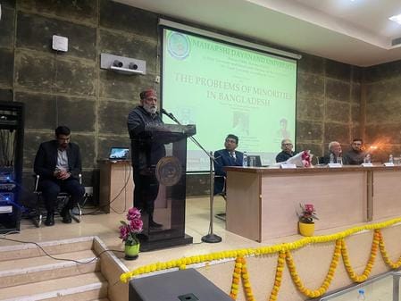 Told about the situation of minorities in Bangladesh and Pakistan