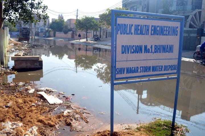 Main sewer line damaged