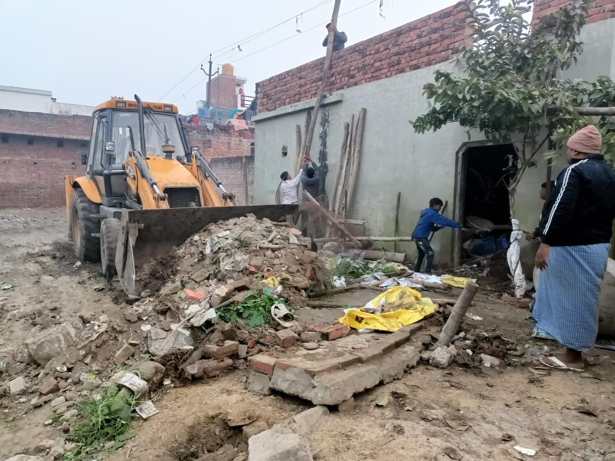 Complaint of illegal occupation in the afternoon, bulldozer roared in the evening