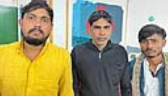 Three accused who kidnapped shopkeeper arrested
