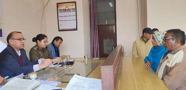 40 people presented their complaints before DC and SP