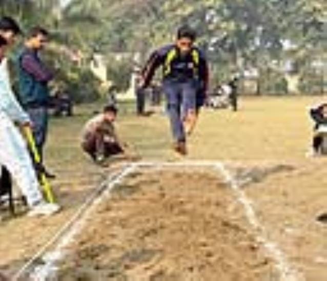 Nitin tops in high jump and Prateek Raj tops in 200 meter race.
