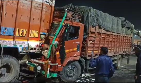Canter driver died due to collision with truck