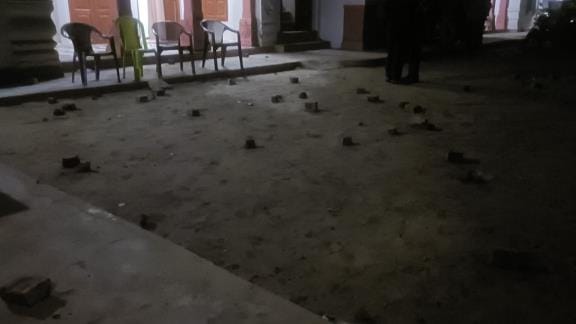 Clashes between two parties over land dispute, stone pelting and firing alleged