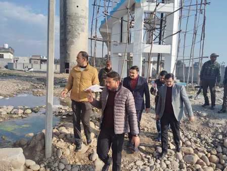 jammu, DC, inpection, development