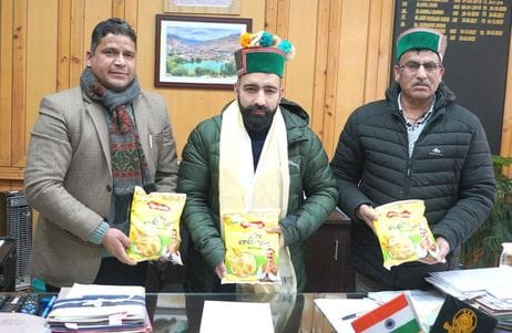 Deputy Commissioner launched Him Bhog Maize Flour in Kinnaur.
