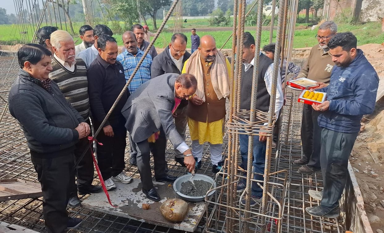 Construction of New Building Start in Madin High School