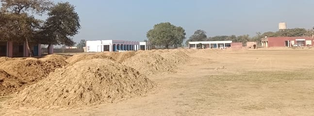 Now rain water will not fill the school playground during rains.