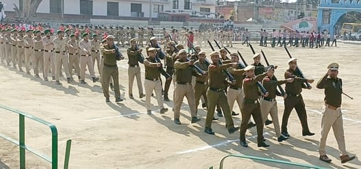 SDM inspected the rehearsal of cultural programs and march past.