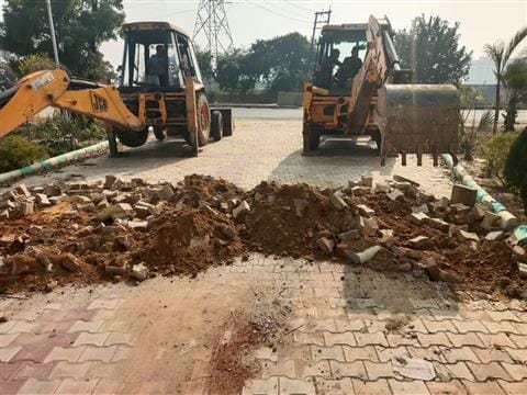 3 illegal colonies demolished in more than 11 acres area