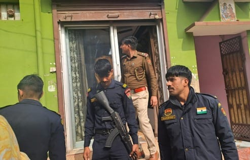 Police conducted search operation in Sadar police station area