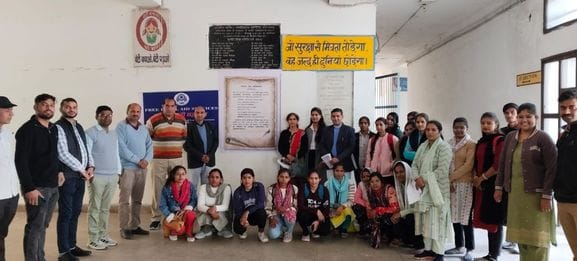 Message given to students to be health conscious