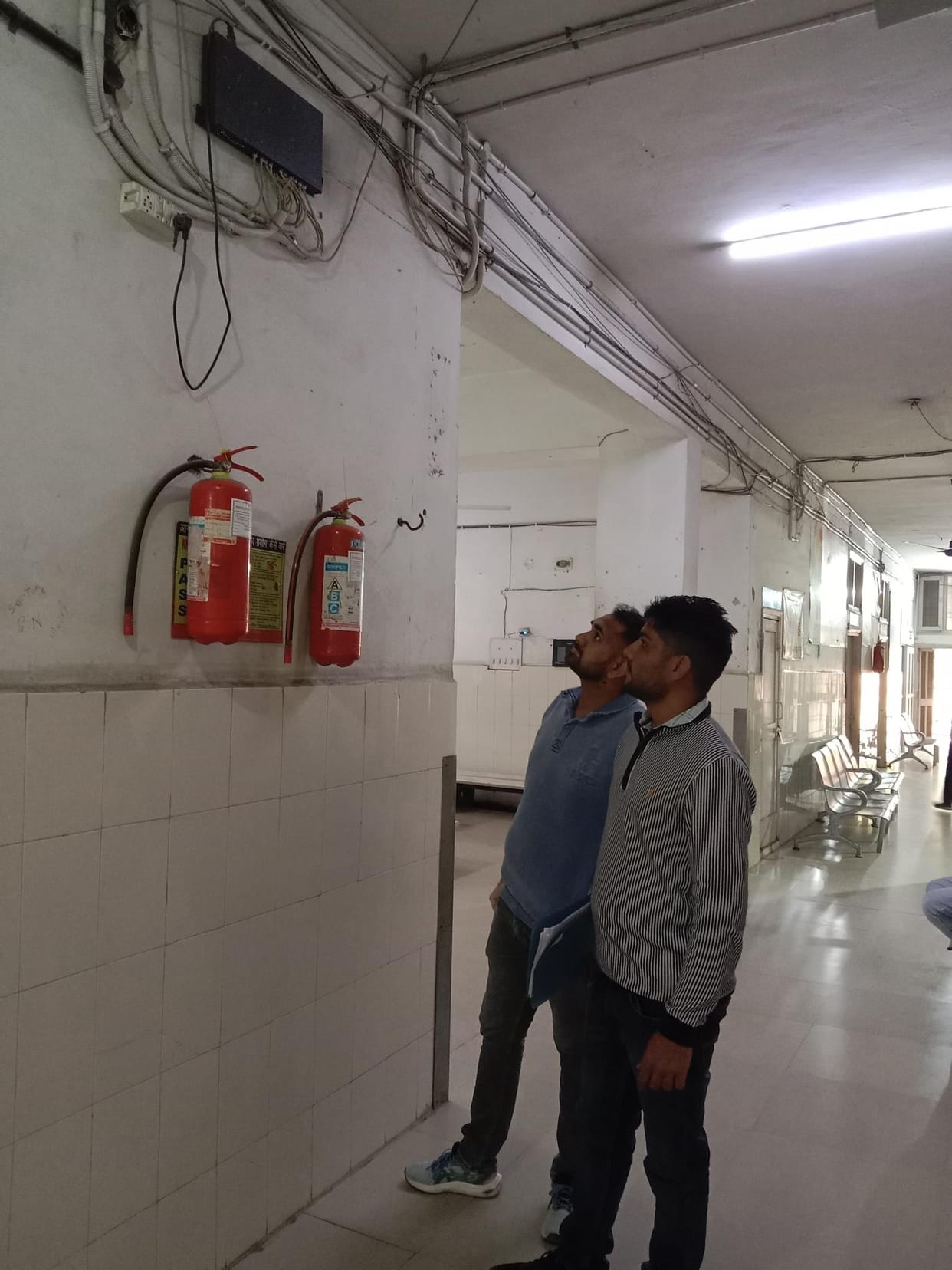 Fire extinguishers will be installed in the hospital, electrical wires will be replaced