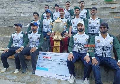 Chaupal Silver Jubilee Friends Cricket Cup, Dogra Spartan Madaug won the match, Nerwa, Shimla
