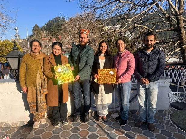 Namita and Anshul, promising students of Nithar, Ani, Kullu