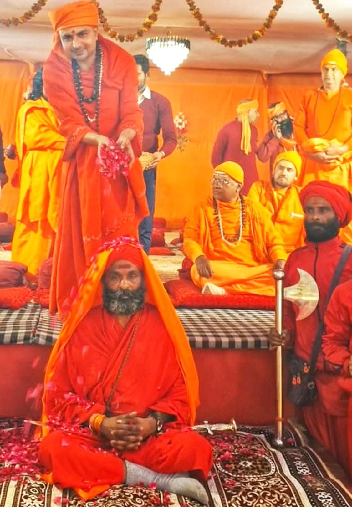 After initiation, Madhuram got the title of Mahant Shri.