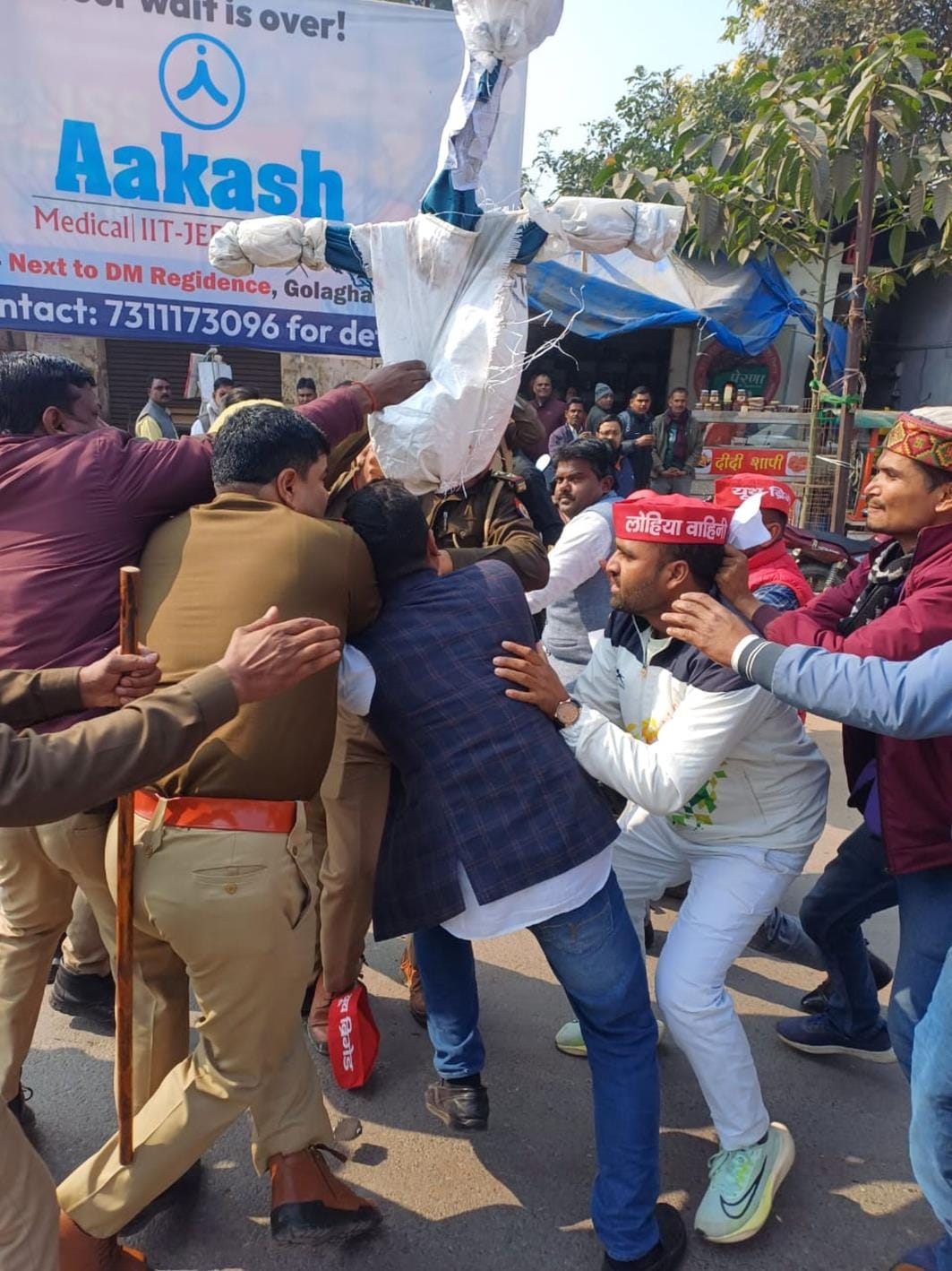 Angered by the comment, Youth Brigade demonstrated