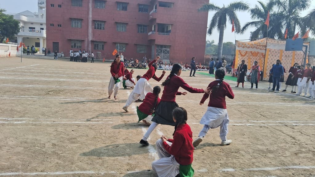 Rajbala Spring Dale Academy won the Under-14 Kho-Kho competition