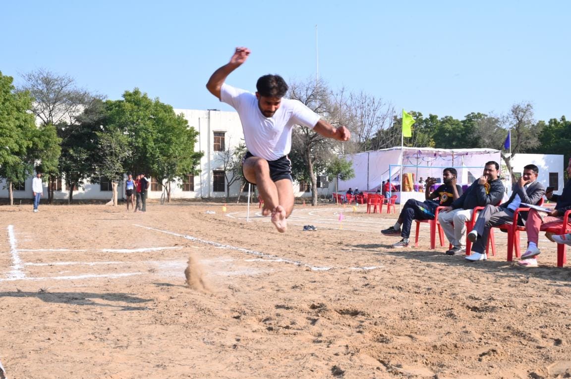 Rakesh stood first in 10 thousand meter running event