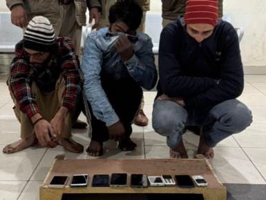 Three youths of Ambala arrested along with 9 stolen mobiles