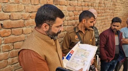 Corruption... Interlocking road built on paper only at a cost of Rs 1.41, revealed after 4 years