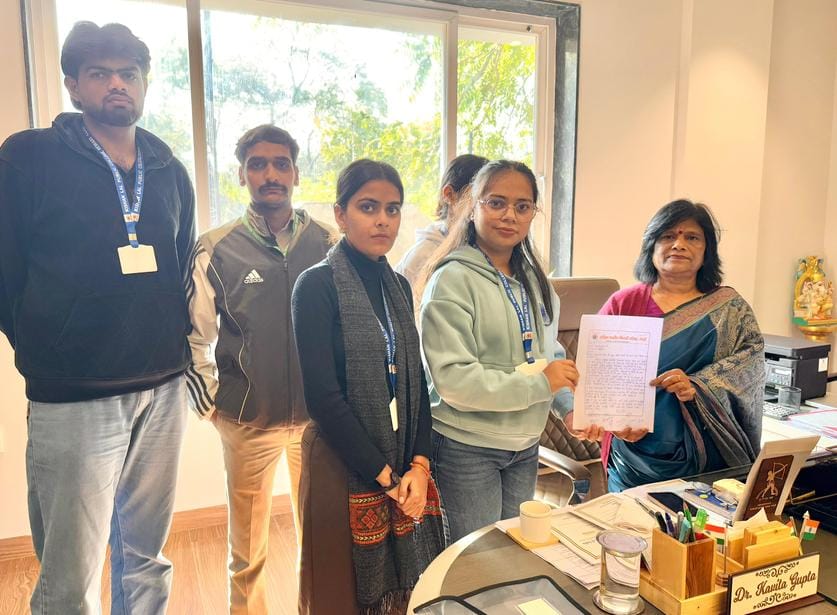 Students gave memorandum regarding various demands