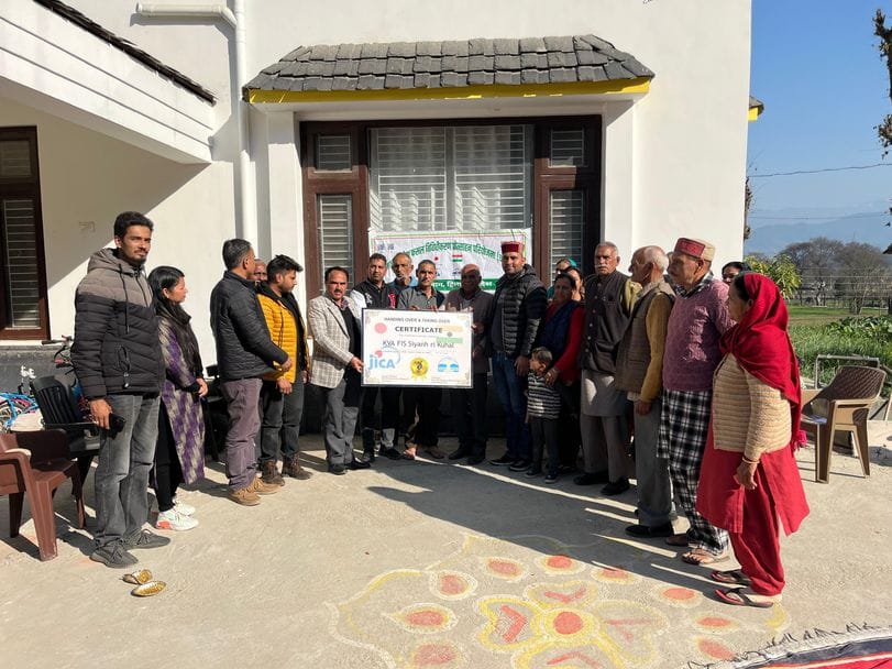 Irrigation scheme Siniya Ri Kuhal dedicated to farmers