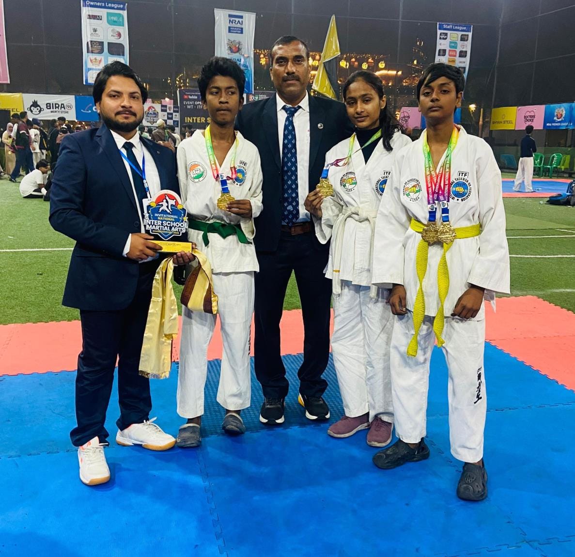 Players created history in Inter School National Championship
