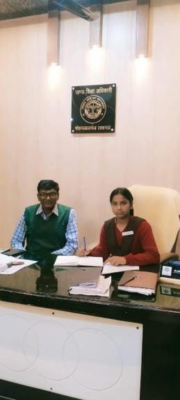 Daughter became officer in education department for a day