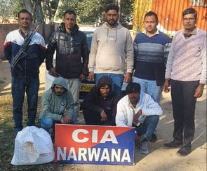 Three accused arrested with nine and a half kilos of ganja