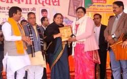 Tableaus of development of the state shown on foundation day