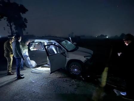 Challans were issued against the miscreants' car in four states