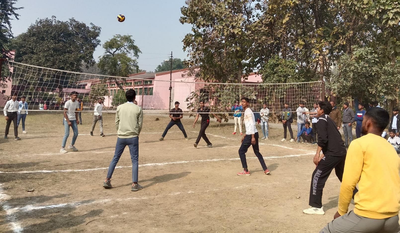 Govind was the winner in long jump and Shivani was the winner in shot put